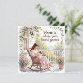 Congratulations mama new mom karte (Stehend Vorderseite)