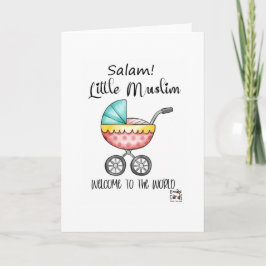 Congratulations - Muslim New Born Karte