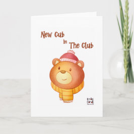 Congratulations- New Born (Cute Cub Card) Karte