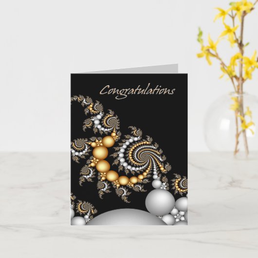 Congratulations Note Card Karte (Gelbe Blume)