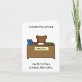 Congratulations on Becoming School Principal Karte (Vorderseite)