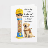 “Congratulations on Graduating as a Guide Dog Team Karte (Vorderseite)