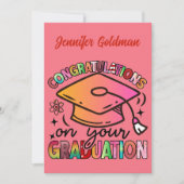 Congratulations on Graduation Einladung (Vorderseite)