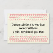 Congratulations On Pregnancy, w. Sample Text, Card (Vorderseite)