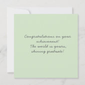 congratulations on your graduation card (Rückseite)