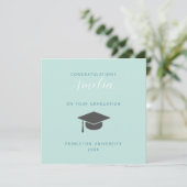 congratulations on your graduation card karte (Stehend Vorderseite)