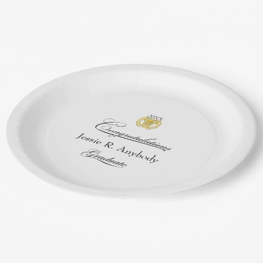 Congratulations on Your Graduation Pappteller (Schrägansicht)