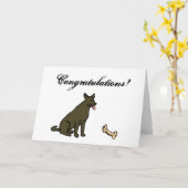 Congratulations On your new Family Member Card Karte (Gelbe Blume)