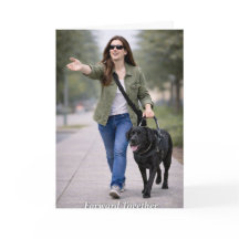 Congratulations on Your New Guide Dog Card