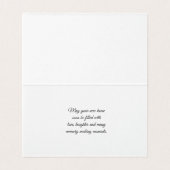 Congratulations on Your New Home Card (Innenseite Aufgefaltet)