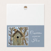 Congratulations on Your New Home Card (Außenseite Aufgefaltet)