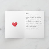 Congratulations on your Pregnancy, Custom Text Karte (Innenseite)