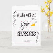 Congratulations on Your Success Karte (Gelbe Blume)