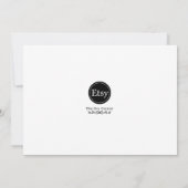 Congratulations on Your Theater Opening Night Dankeskarte (Rückseite)