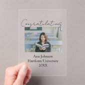 Congratulations photo graduate name university yea acryleinladungen (Insitu (Handheld))
