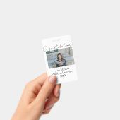 Congratulations photo graduate name university yea ausweis (Handheld)