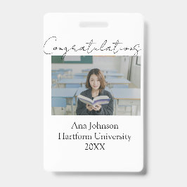 Congratulations photo graduate name university yea ausweis