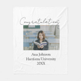 Congratulations photo graduate name university yea fleecedecke