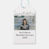 Congratulations photo graduate name university yea geschenkanhänger (Rückseite)