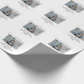 Congratulations photo graduate name university yea geschenkpapier (Ecke)