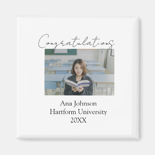 Congratulations photo graduate name university yea magnet (Vorne)