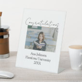 Congratulations photo graduate name university yea sockelschild (In SItu)