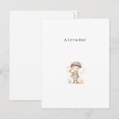 Congratulations Pirate New Baby Birth Card Postkarte (Vorne/Hinten)