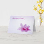 Congratulations - Rhododendrons Greeting Card Karte (Gelbe Blume)