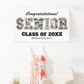 Congratulations Senior Graduation Photo Collage Banner (Insitu)