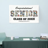 Congratulations Senior Graduation Photo Collage Banner (Messeveranstaltung)