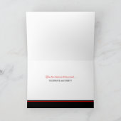 Congratulations to Grad Parents Rolled Diploma Karte (Innenseite)