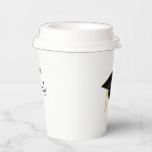 Congratulations to Graduate with Grad cap Pappbecher (Rechts)