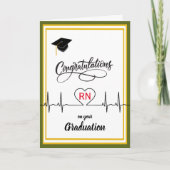 Congratulations to Nurse on their Graduation Karte (Vorderseite)