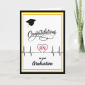 Congratulations to Nurse on their Graduation Karte (Vorderseite)