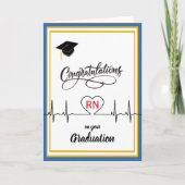 Congratulations to Nurse on their Graduation Karte (Vorderseite)