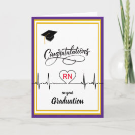 Congratulations to Nurse on their Graduation Karte