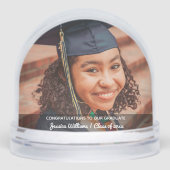 Congratulations To Our Graduate Custom Photo Grad Schneekugeln (Vorderseite)