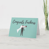 Congratulations Wedding Greeting Card Karte (Vorderseite)