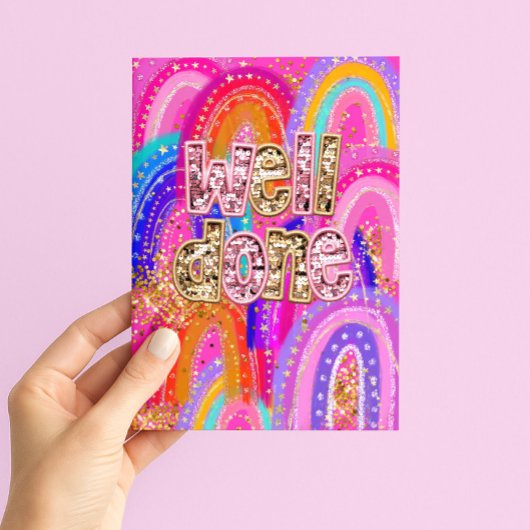 Congratulations Well Done Karte