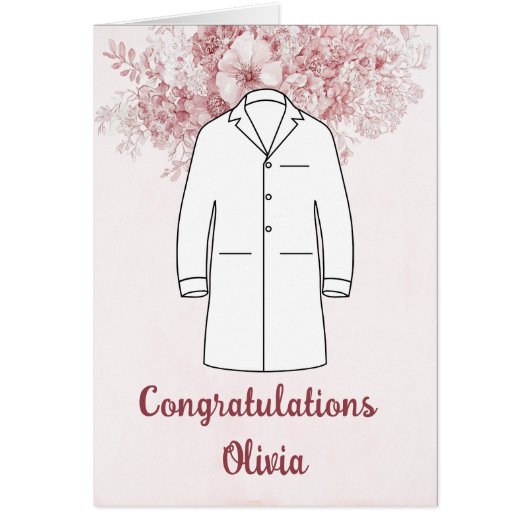 Congratulations White Coat Ceremony Doctor  (Vorne)