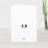 Congratulazioni! - Abschluss-Auto auf italienisch Karte (Rückseite)