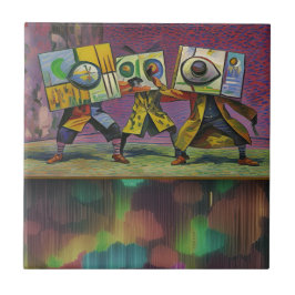 Congregating above fliese