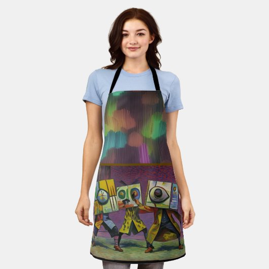 Congregating above schürze (Getragen)