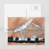Congress Avenue Bats Postkarte (Vorne/Hinten)