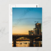 Congress Avenue Bridge Bat Watching Postkarte (Vorne/Hinten)