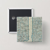 Congressional Distrikt Judicial Distrikte Indiana Button (Vorne & Hinten)