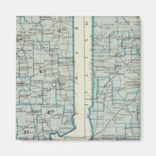 Congressional Distrikt Judicial Distrikte Indiana Magnet