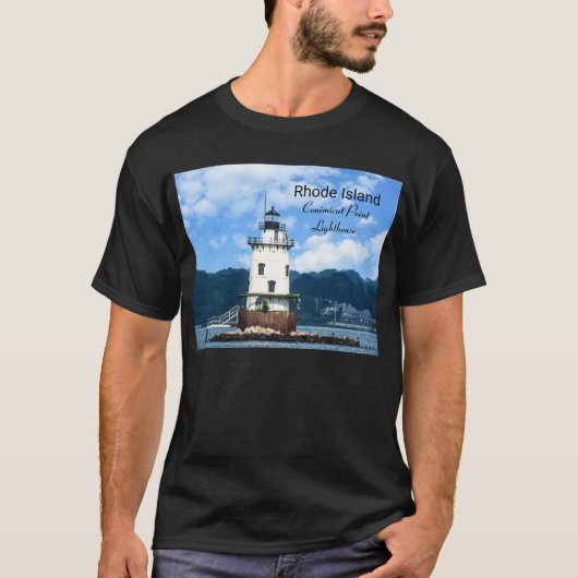 Conimicut Point Lighthouse RI T-Shirt (Vorderseite)