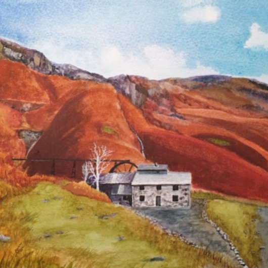 Coniston Lake District Blank Card Karte