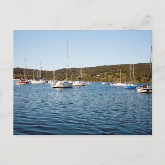 Coniston Water Cumbria England Postkarte (Vorderseite)